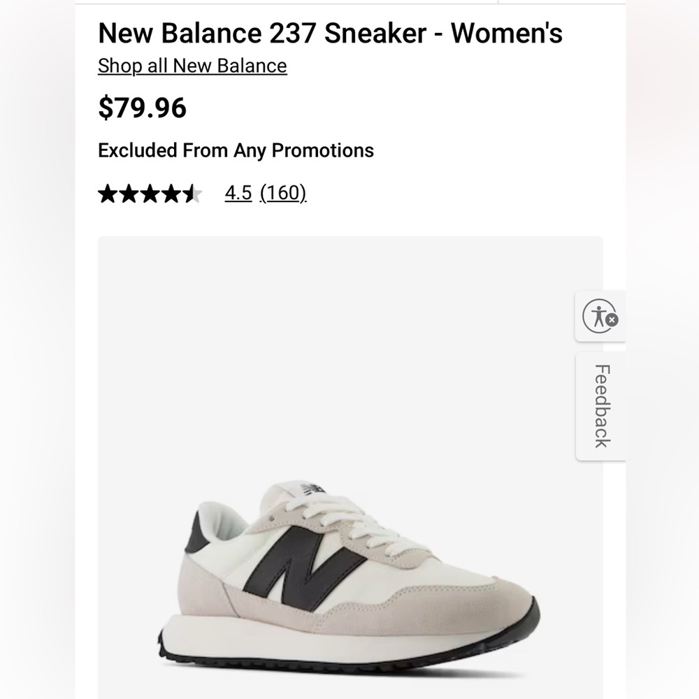 Women’s New Balance 237